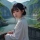 审美心理学研究员李梦洁女士专业证件照，白色背景突出专业形象
