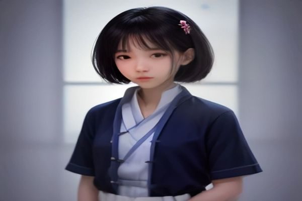 现代化数据中心机房内技术人员在蓝光服务器机柜前巡检，画面冷色调专业感强